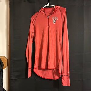 1/4 Zip Nc State with thumb holes